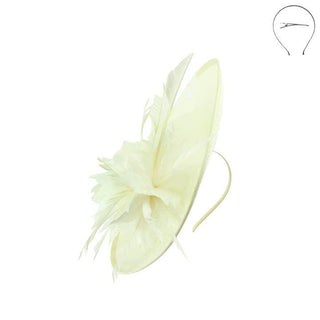 Ivory Asymetric Fascinator