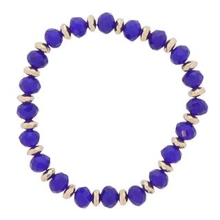 Gold Faceted Bead Bracelet Royal