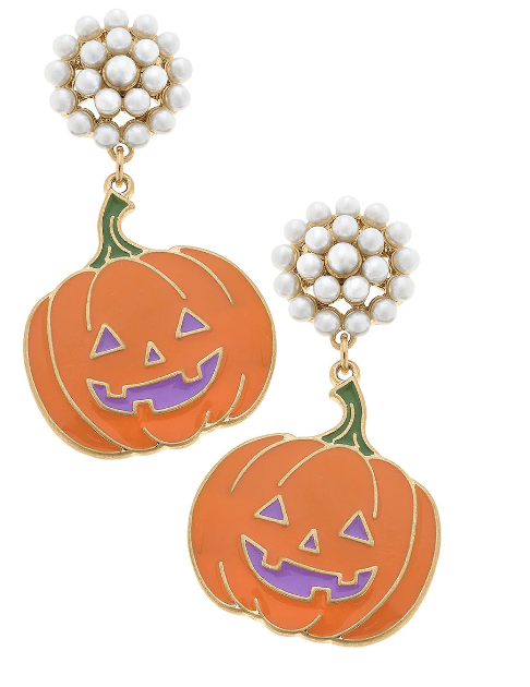 Jack O'Lantern Earring