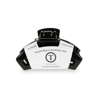 Tiny Black Open Teleties Clip