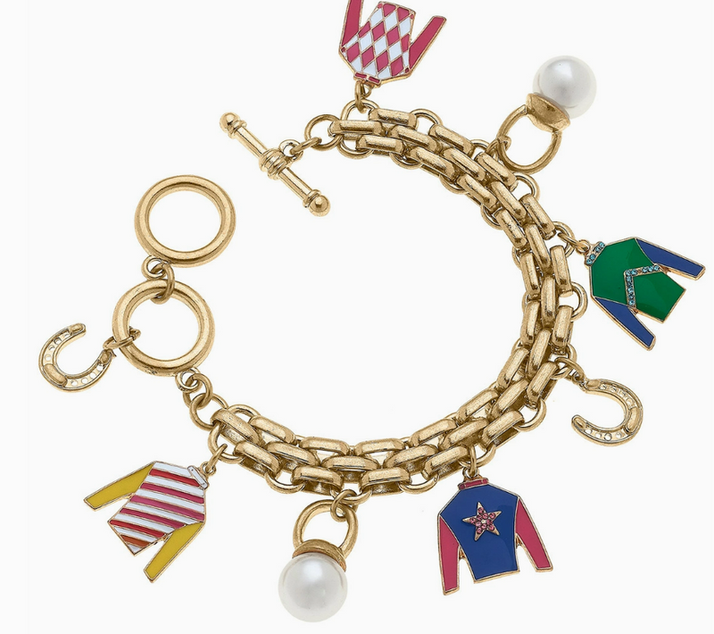Jockey Silk Charm Bracelet