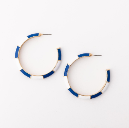 LG Blue&White Ashlynn Earring