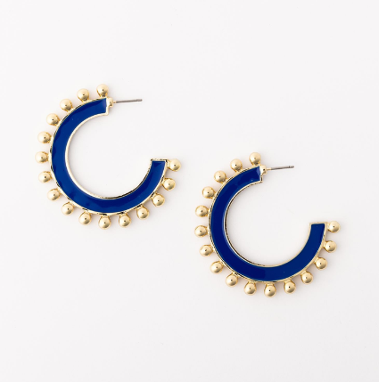 LG Blue&White Hadley Earring