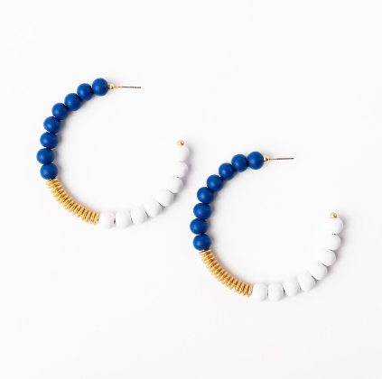 LG Blue&White Kelly Earring