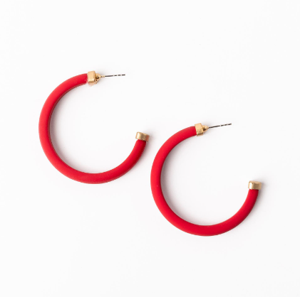 LG Red&Black Amanda Earring