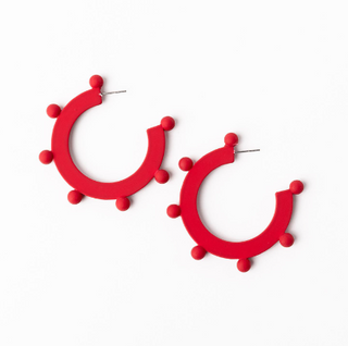 LG Red Astrid Earring