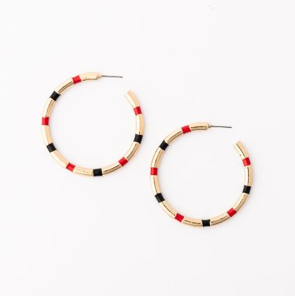 LG Red&Black Nellie Earring