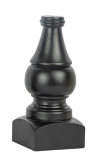 Large Black Display Pole