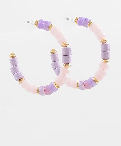Lavender Athena Earrings