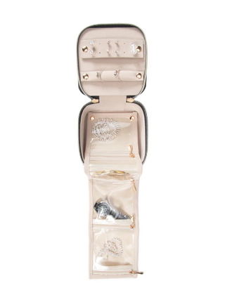 Leah Travel Jewelry Case W/ Po