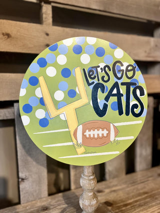 Lets Go Cats Topper