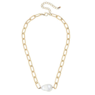 Liza Linked Baroque Pearl Necklace