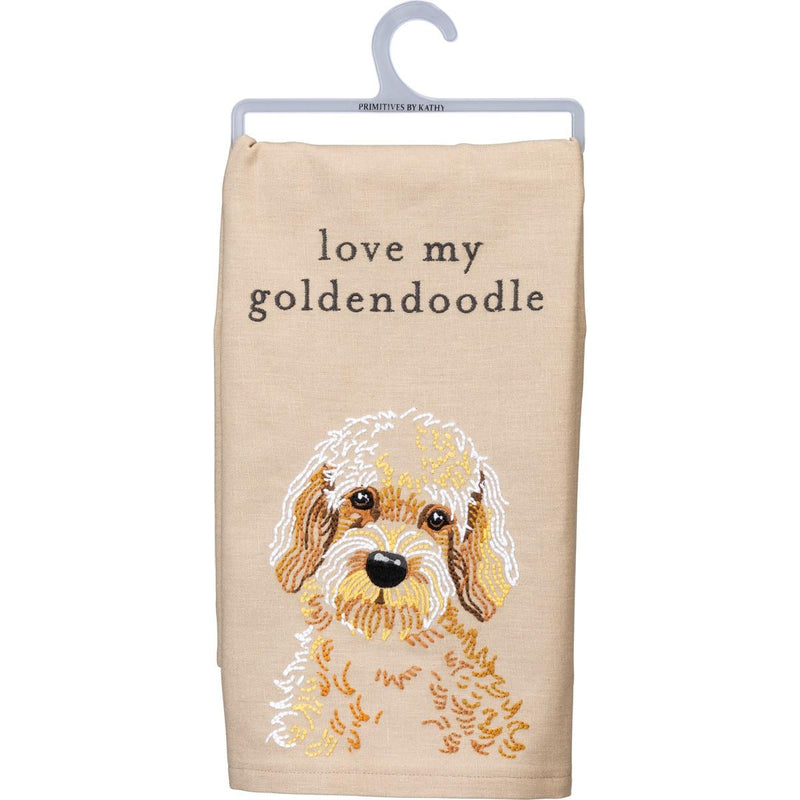 Love My Goldendoodle Towel