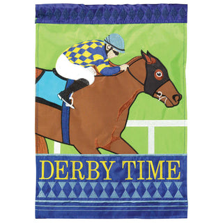 Derby Silks Garden Flag