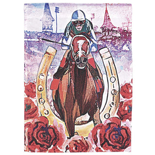 Derby Time Garden Flag
