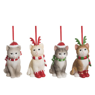 Christmas Kitty Ornaments