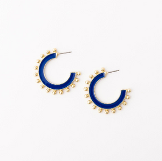 MD Blue&White Hadley Earring