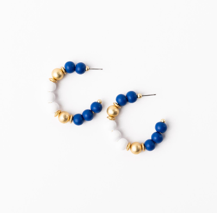 MD Blue&White Janette Earring