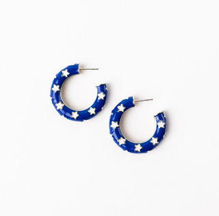 MD Blue&White Justine Earring