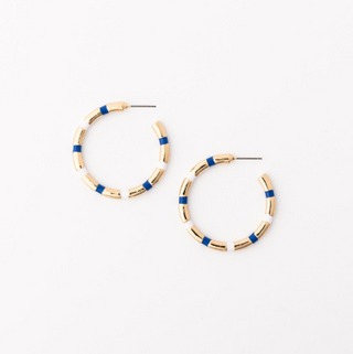 MD Blue&White Nellie Earring