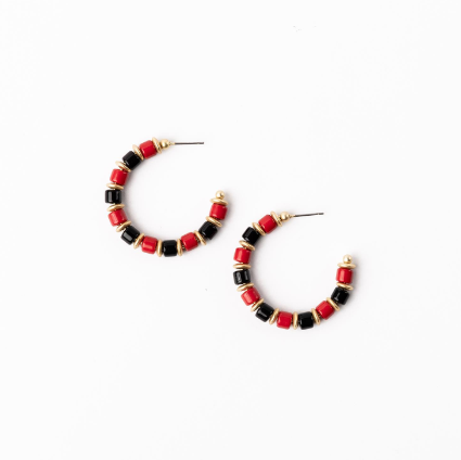 MD Red&Black Cara Earring