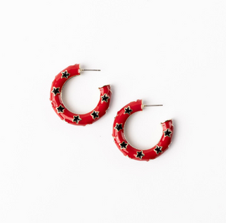 MD Red&Black Justine Earring
