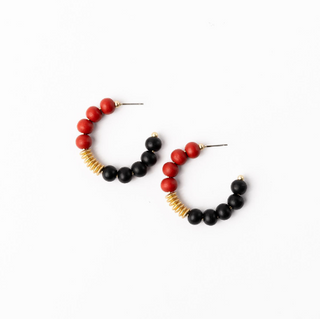 MD Red&Black Kelly Earring