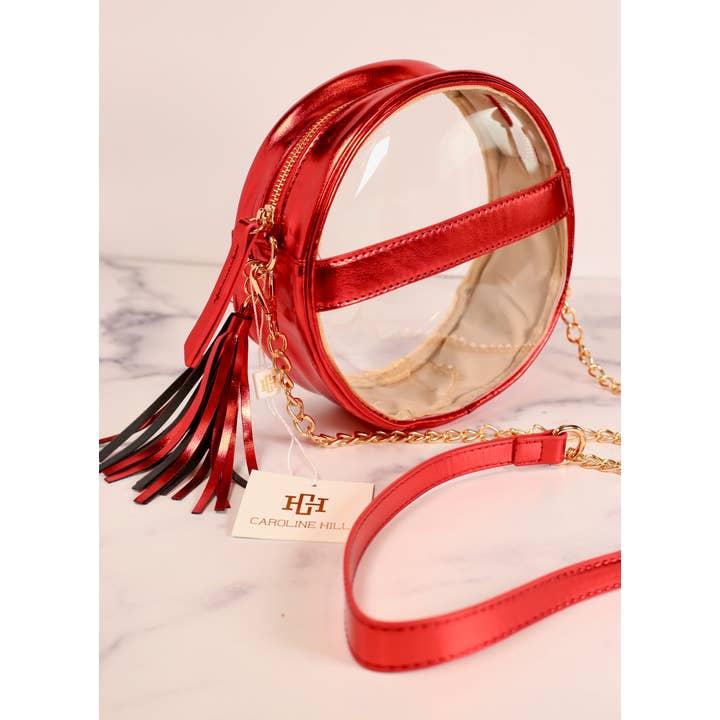 Madison Clear Crossbody Metall