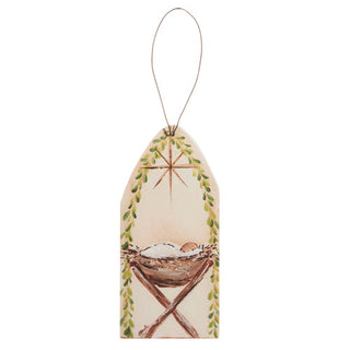 Manger Cut Out Ornament