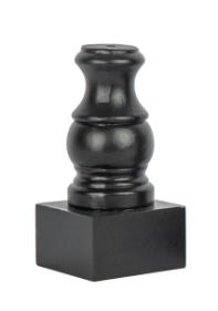 Medium Black Display Pole