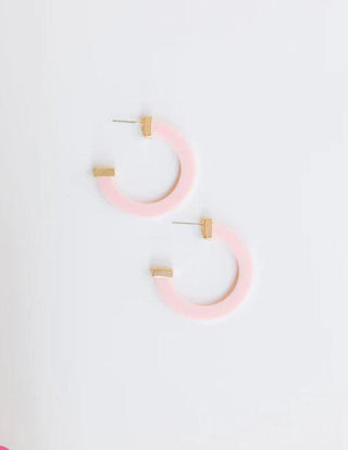 Medium Blush Acrylic Hoop