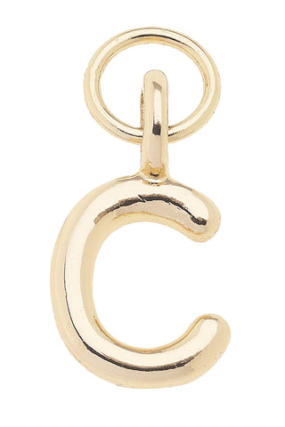 Mini Gold Letter Charms