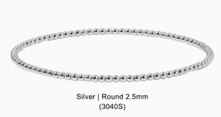 Silver beaded bracelet 