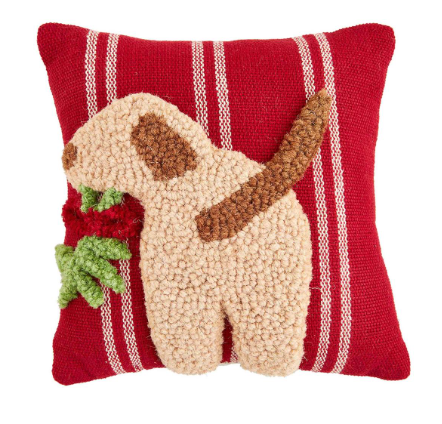 Mistletoe Mini Dog Pillow