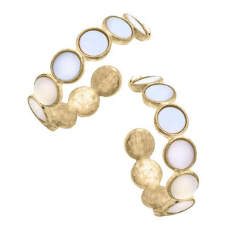 Mother Of Pearl Hoop