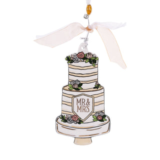 Wedding Cake Flat Ornament