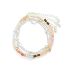 Multicolor Silver Kindness Bracelet