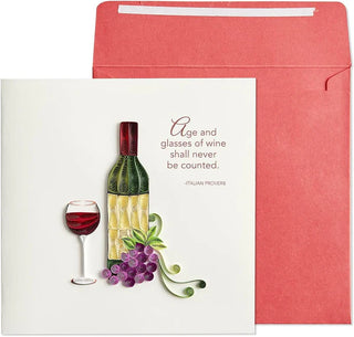 Age & Wine Paper Card