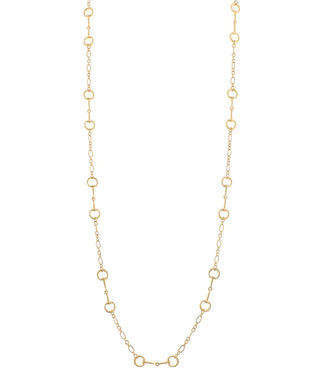 Horsebit Station Long Necklace