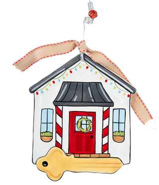 New Home Key Flat Ornament