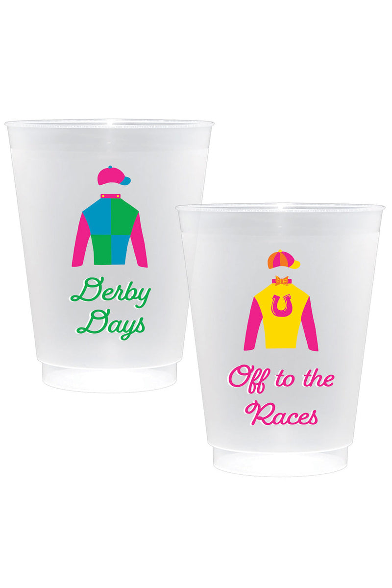 Off to the Races Derby Flex Cups