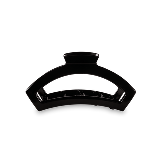 Open Jet Black Small Claw Hair Clip