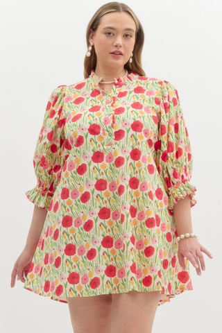 Orchid Oasis Dress Curvy