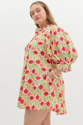 Orchid Oasis Dress Curvy