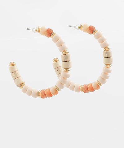 Peach Athena Earrings