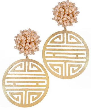 Peach Paula Earrings