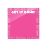 Pink Hatch Dry Erase Note