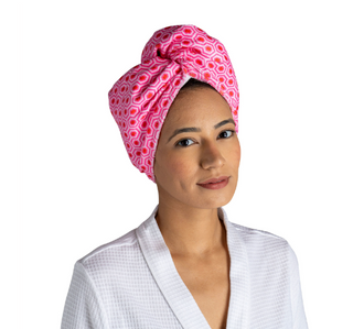 Pink Medallion Turbo Towel