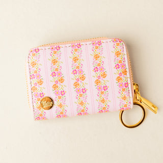 Pink Petal Parade Zip Around Wallet