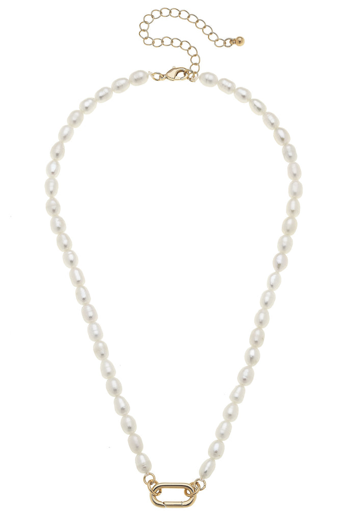 Piper Pearl Charm Necklace